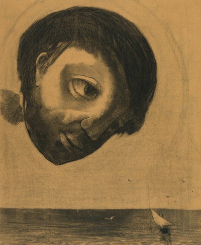 Beschermgeest van de Wateren door Odilon Redon