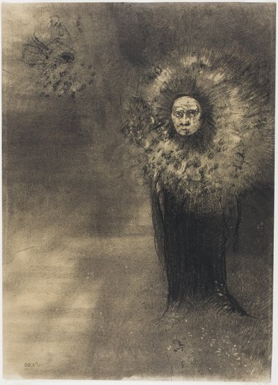 Menselijke Plant, ca. 1880 door Odilon Redon