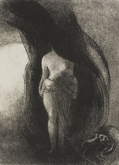 Ik ben nog steeds de Grote Isis! Niemand heeft ooit mijn sluier opgelicht! Mijn nakomeling is de Zon!, plaat 16 van 24 door Odilon Redon