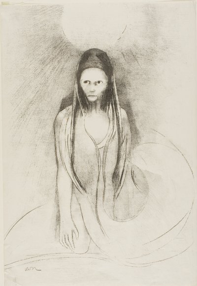 Intelligentie was van mij! Ik werd de Boeddha, plaat 12 van 24 door Odilon Redon