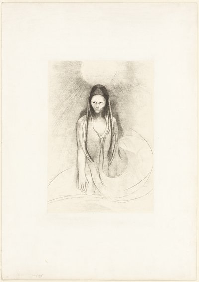 Intelligentie was van mij! Ik werd de Boeddha, plaat 12 van 24 door Odilon Redon