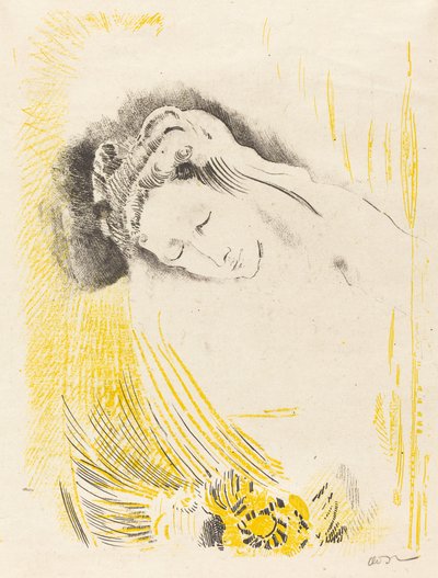 De Sulamitische door Odilon Redon