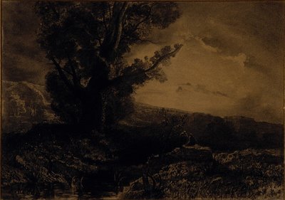 Landschap door Odilon Redon
