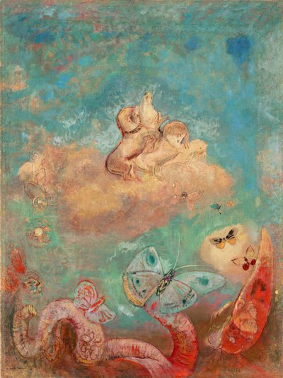 De wagen van Apollo door Odilon Redon