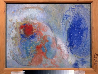 Dag en nacht (Allegorie van licht en duisternis) door Odilon Redon