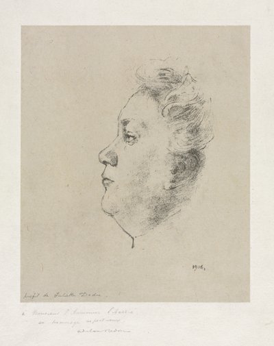 Mlle. Juliette Dodu, 1904 door Odilon Redon