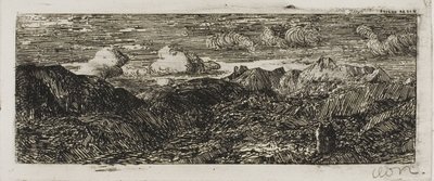 Berglandschap door Odilon Redon