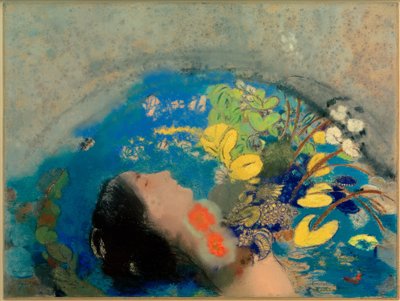 Ophelia door Odilon Redon