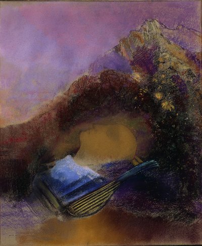 Orpheus door Odilon Redon