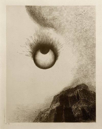 Overal schitteren de ogen door Odilon Redon