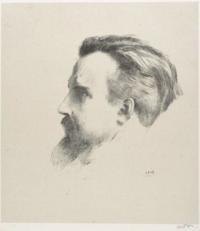 Portret van de Schilder Maurice Denis door Odilon Redon