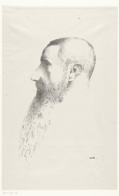 Portret van Roger Marx door Odilon Redon