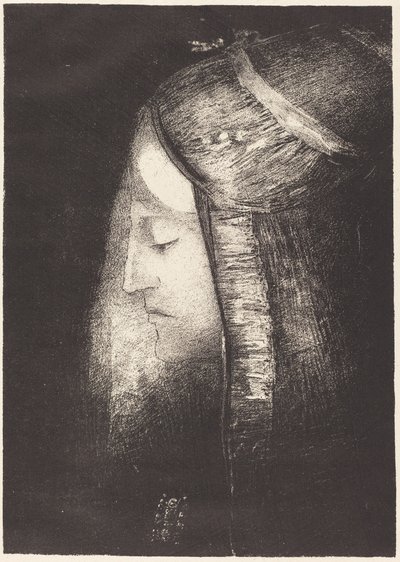 Profiel van licht door Odilon Redon