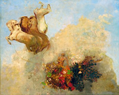 Quadriga door Odilon Redon