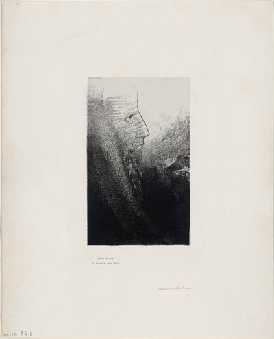 Sint-Antonius: "Help mij, o mijn God!", plaat 2 van 24 door Odilon Redon