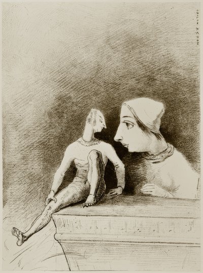 Vleierij door Odilon Redon