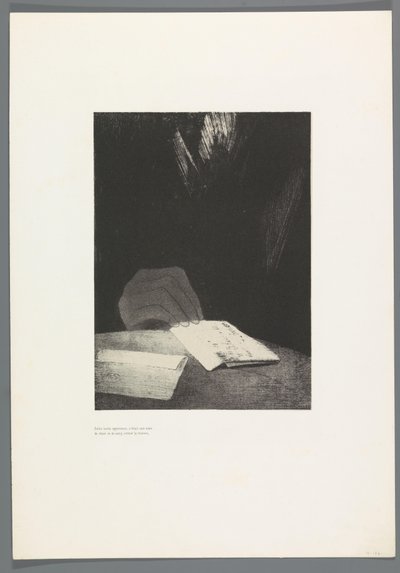 Het Spookhuis, La Maison Hantée, illustraties bij tekst van Bulwer-Lytton, in het frans vertaald door René Philipon door Odilon Redon