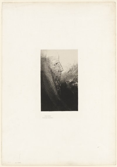 St. Antonius: "Help mij, O mijn God!", plaat 2 van 24 door Odilon Redon