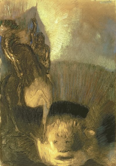 St. George, c.1905 door Odilon Redon