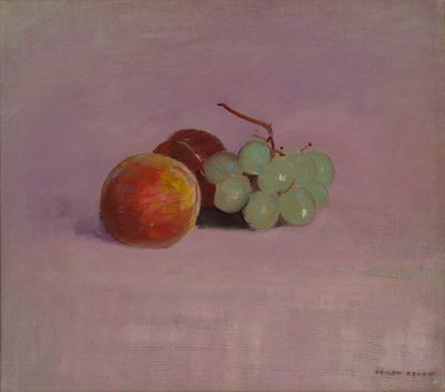 Stilleven met Fruit door Odilon Redon