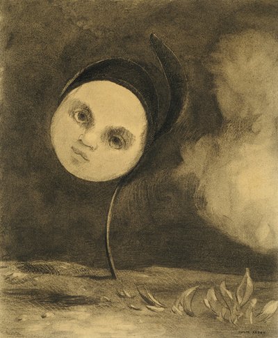 Vreemde Bloem door Odilon Redon