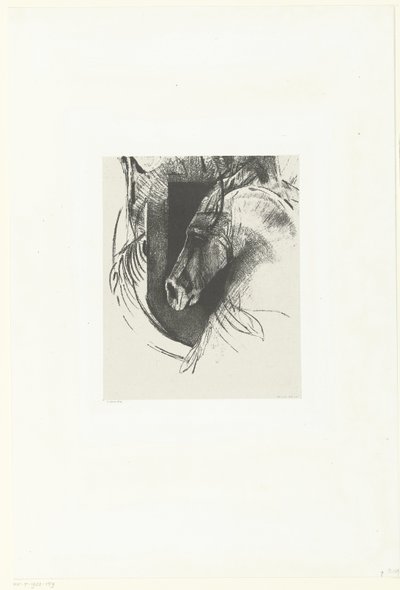 Strijdros door Odilon Redon