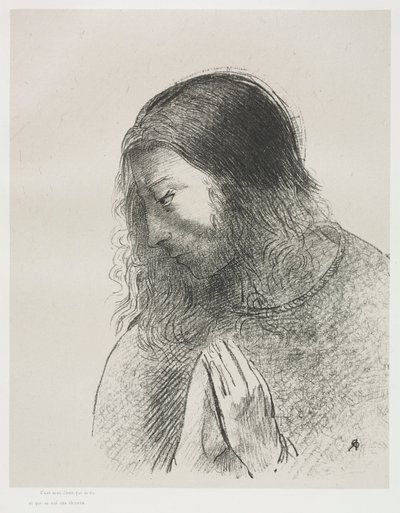 De Apocalyps van Sint Jan: En ik, Johannes, zag deze dingen en hoorde ze, 1899 door Odilon Redon