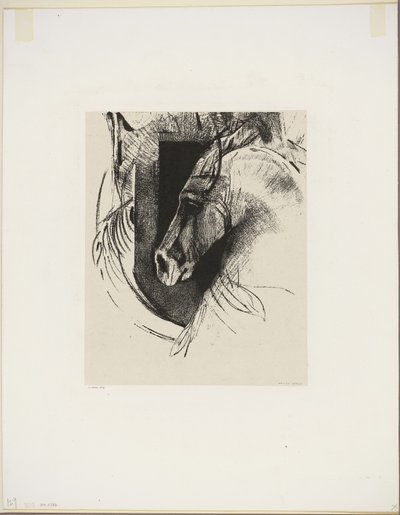 Het paard door Odilon Redon
