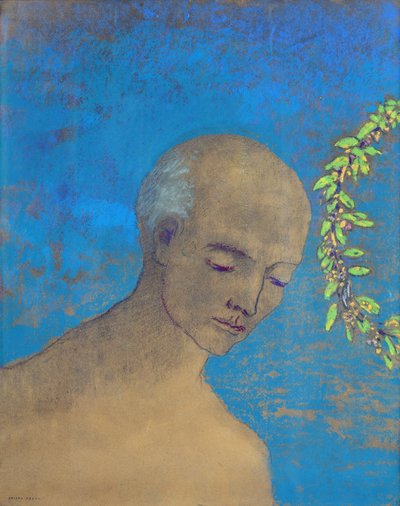 De kroon, 1910 door Odilon Redon