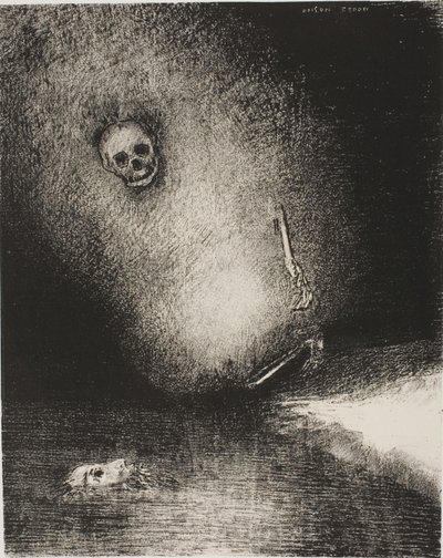De Droom is in de Dood Geëindigd, uit De Jurylid door Odilon Redon