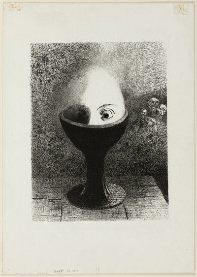 Het Ei door Odilon Redon