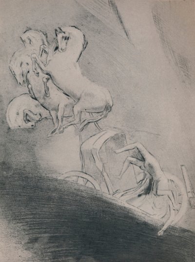 De Val van Phaeton, late 19e eeuw, 1946 door Odilon Redon