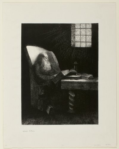 De lezer door Odilon Redon