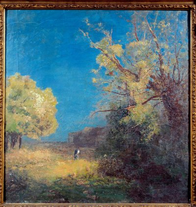 De weg heeft peyrelebade door Odilon Redon