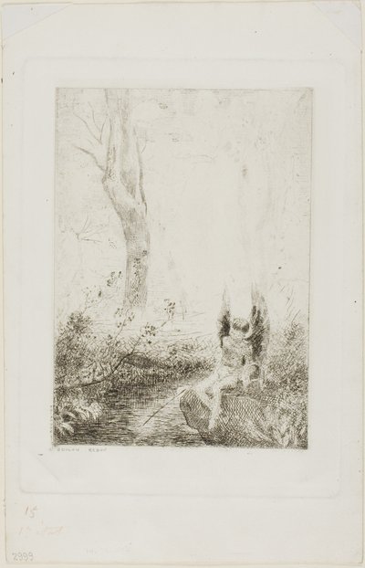 Tobias door Odilon Redon