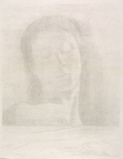 Ogen dicht door Odilon Redon
