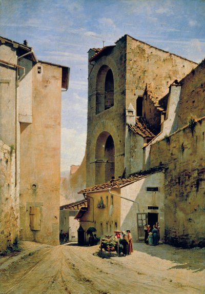 Oude Porta a Pinti door Odoardo Borrani