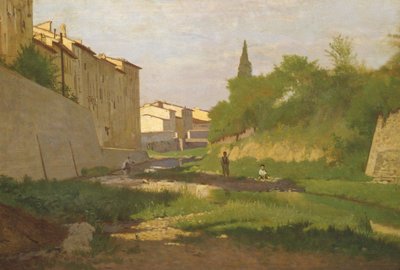 Il Mugnone door Odoardo Borrani