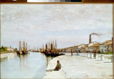 Marina van Rimini door Odoardo Borrani