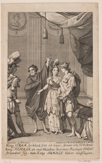 Illustratie voor N. K. Bredal, "Gram en Signe" door Odvardt Helmoldt de Lode