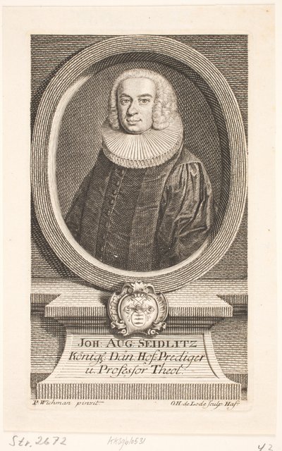 Johan August Seidlitz, priester door Odvardt Helmoldt de Lode