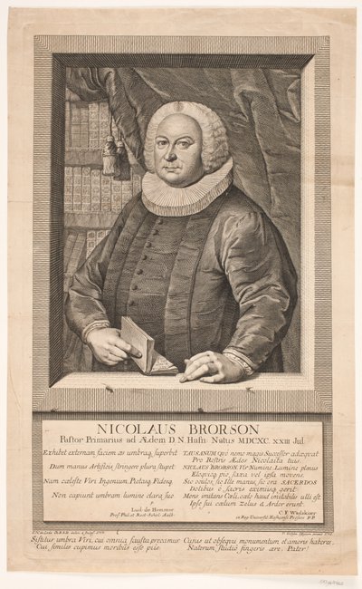 Nicolai Brorson door Odvardt Helmoldt de Lode