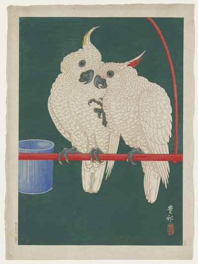 Kaketoes door Ohara Koson