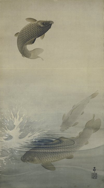 Karpers door Ohara Koson