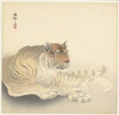 Tijger door Ohara Koson