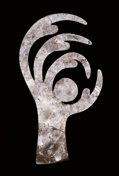 Vogelpoot uitsnijding door Ohio Hopewell culture