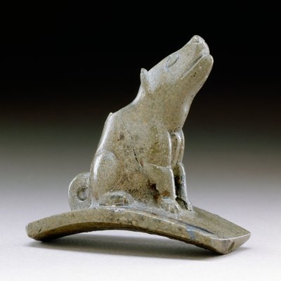 Coyote platform pijp, 200 v.Chr.-100 n.Chr. door Ohio Hopewell culture