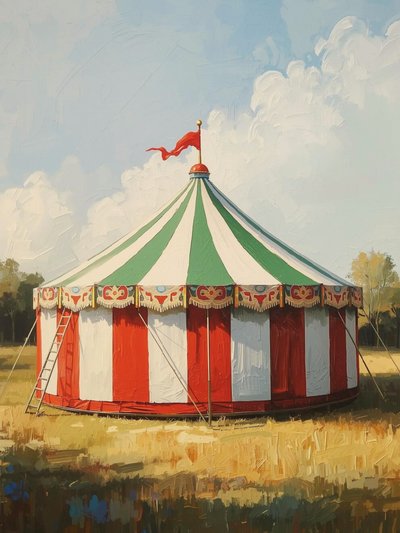 Klassieke circustent door Ohkimiko