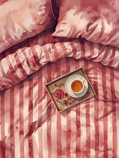 Gezellig ochtendthee-bed door Ohkimiko