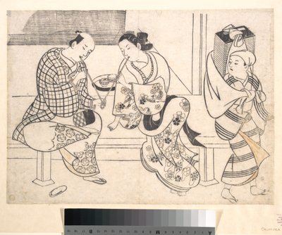 Verliefd paar door Okumura Masanobu
